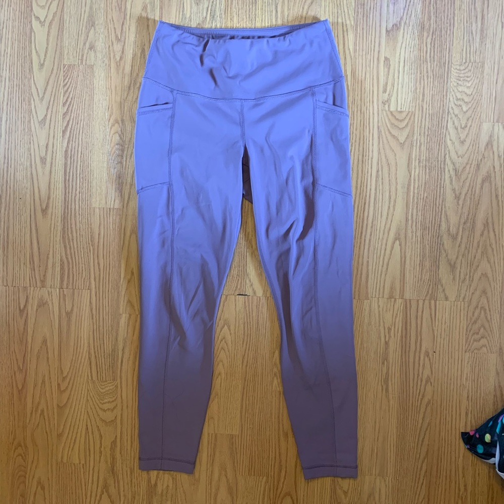 90 Degree Light Purple High Waist Capri Leggings